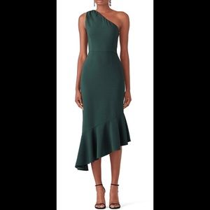 Chic Asymmetrical Cocktail Dress